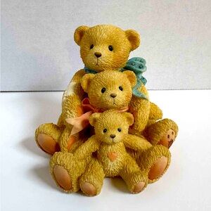 Cherished Teddies Theodore Samantha Tyler Friends Come in All Sizes Figurine